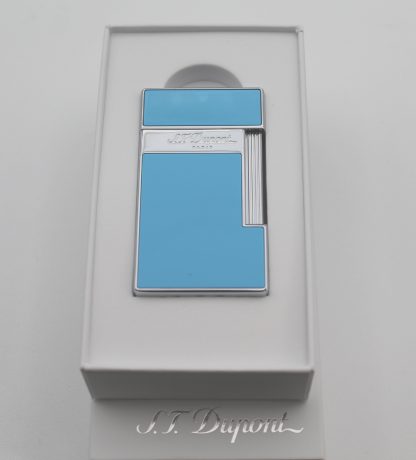 S.T. Dupont Slimmy Shiny Light Blue Lacquer