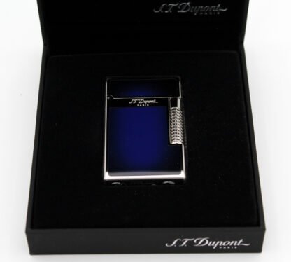 S.T. Dupont Le Grand Blue Lacquer and Palladium Lighter