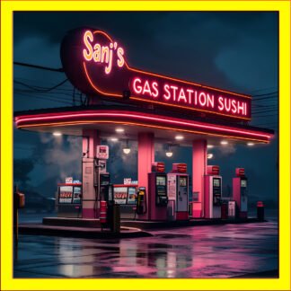 Gas Station Sushi Churchill Connecticut by Sanj Patel